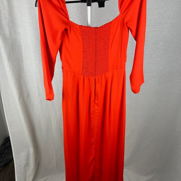 Reformation Hilda square-neck midi dress size 6 NWT - Picture 8 of 10